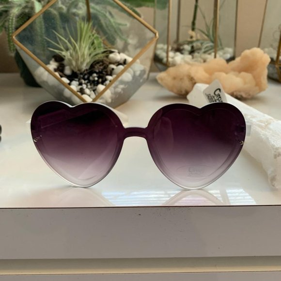 Circus by Sam Edelman Accessories - Circus by Sam Edleman Purple Heart Sunglasses